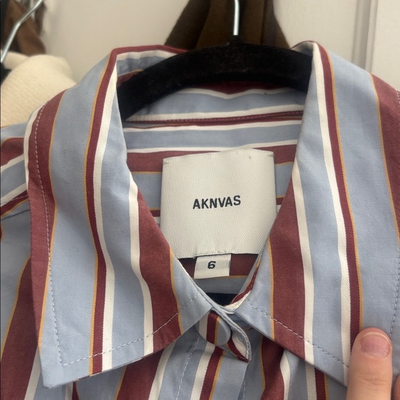 Aknvas Multicolor Striped Shirt Dress - Picture 2 of 3
